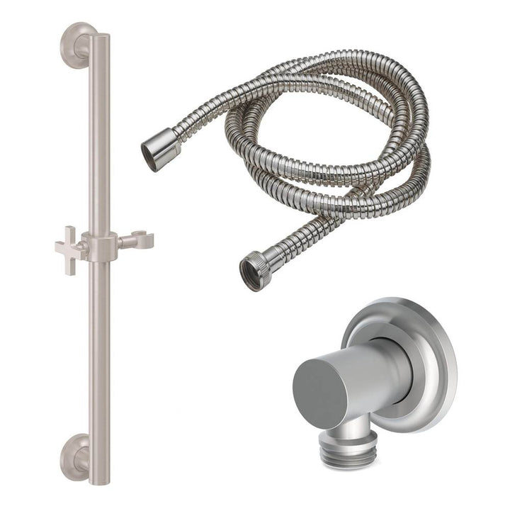 California Faucets 24" Grab Bar Handshower Kit with Concave Base