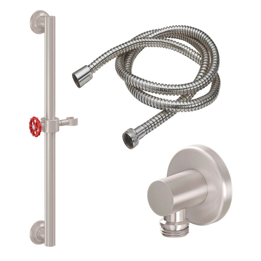 California Faucets Grab Bar Handshower Kit with Concave Base