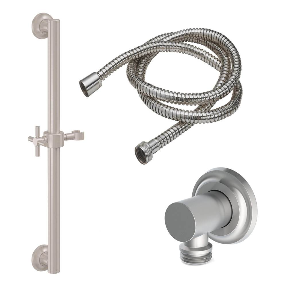 California Faucets Grab Bar Handshower Kit with Concave Base