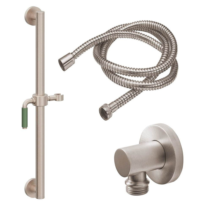 California Faucets 24" Grab Bar Handshower Kit with Line Base