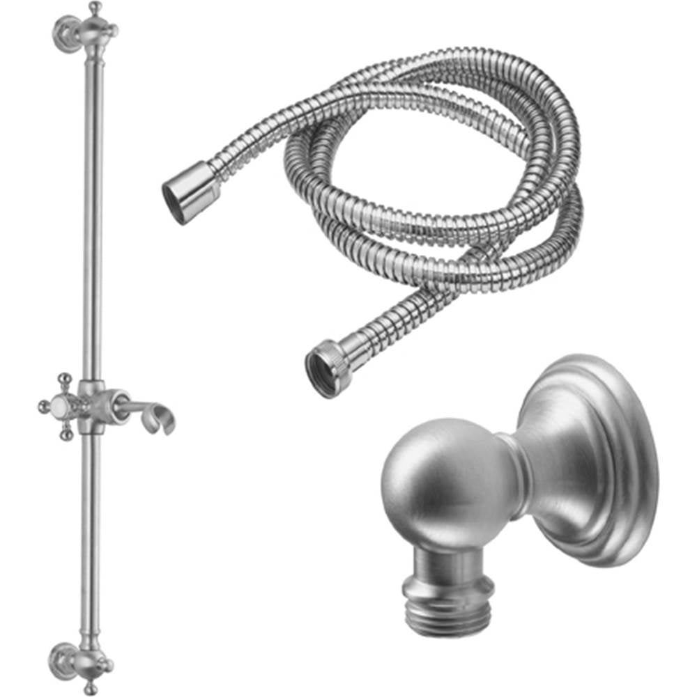 California Faucets Slide Bar Handshower Kit with Line Base