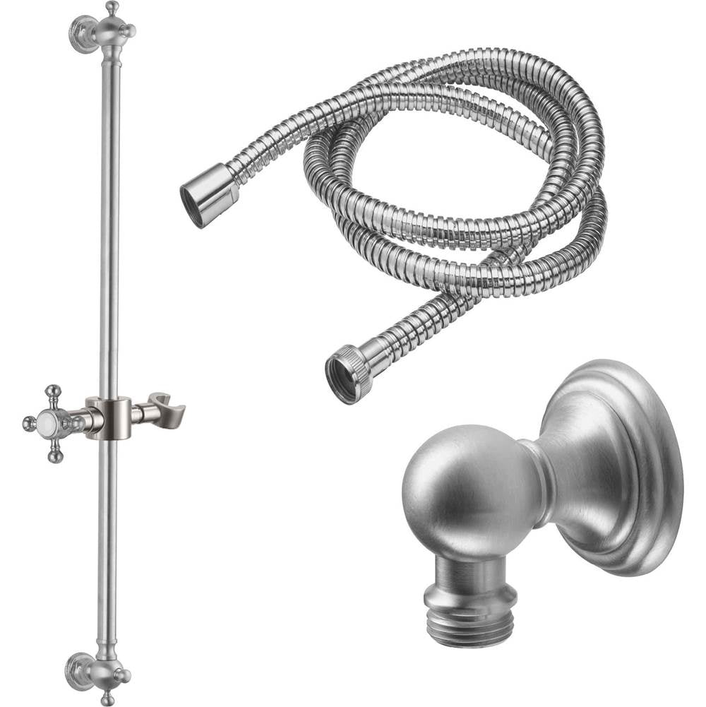 California Faucets Slide Bar Handshower Kit with Line Base
