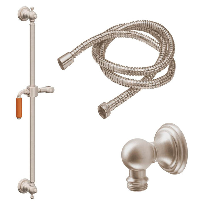 California Faucets 24" Grab Bar Handshower Kit - Lever Handle with Line Base