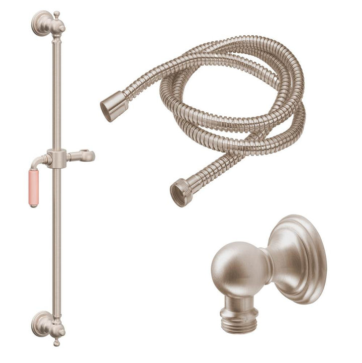 California Faucets 24" Grab Bar Handshower Kit - Lever Handle with Line Base