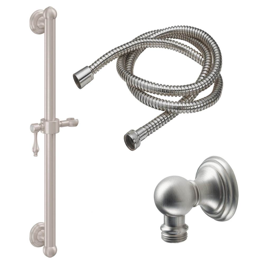 California Faucets 24" Grab Bar Handshower Kit with Line Base