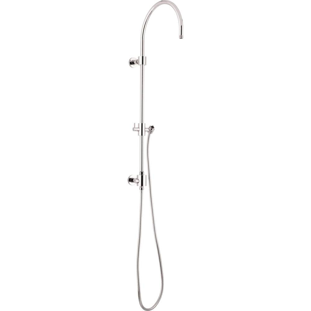 California Faucets Exposed Shower Column with Diverter and Sliding Bracket