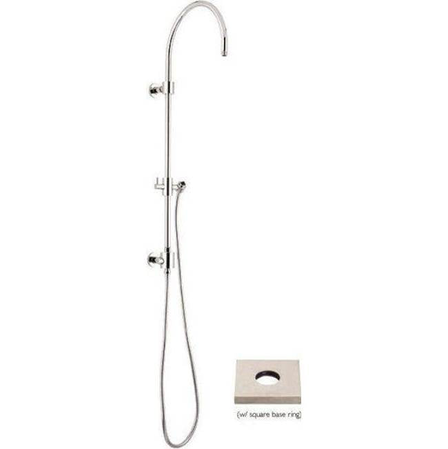 California Faucets Exposed Shower Column with Diverter and Sliding Bracket