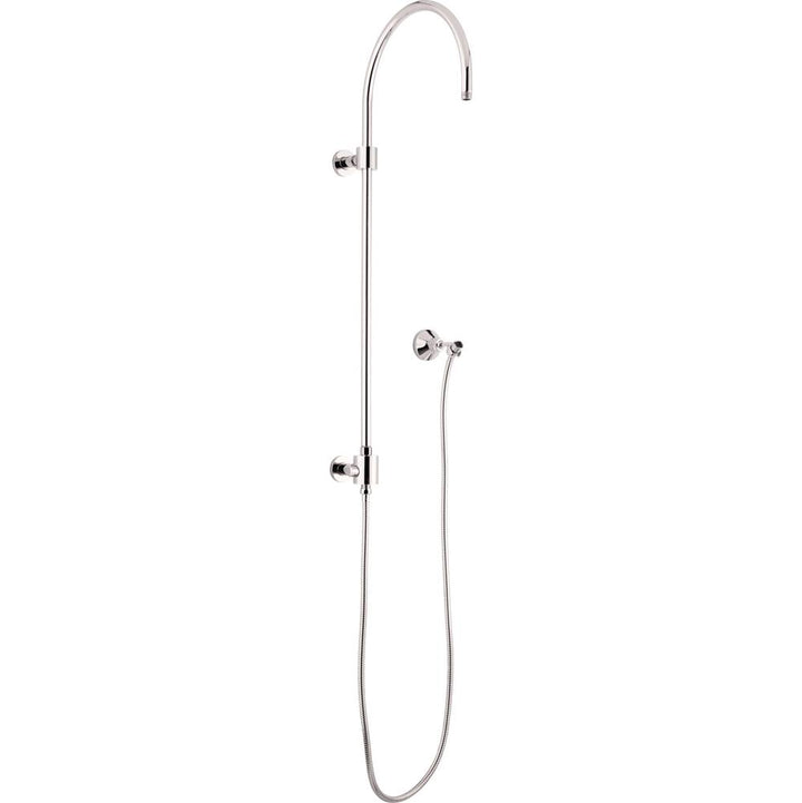 California Faucets Exposed Shower Column with Diverter and Wall Bracket