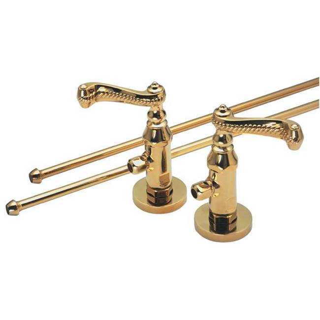 California Faucets Deluxe Angle Stop Kit for Pedestals