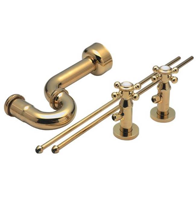 California Faucets Deluxe Angle Stop Kit for Pedestals
