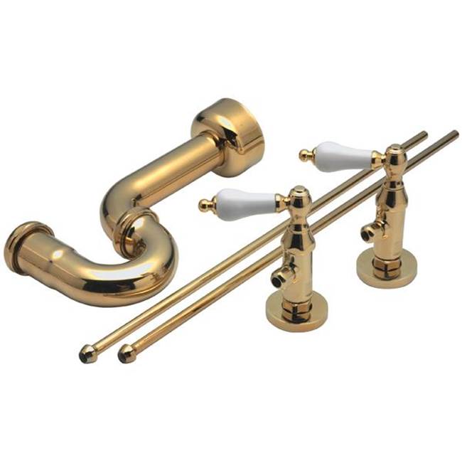 California Faucets Deluxe Angle Stop Kit for Pedestals