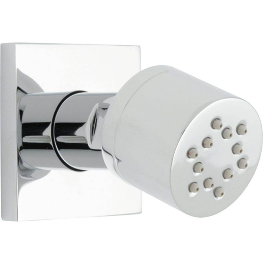 California Faucets Contemporary Self-Cleaning Jet Body Spray - Flat Square Base