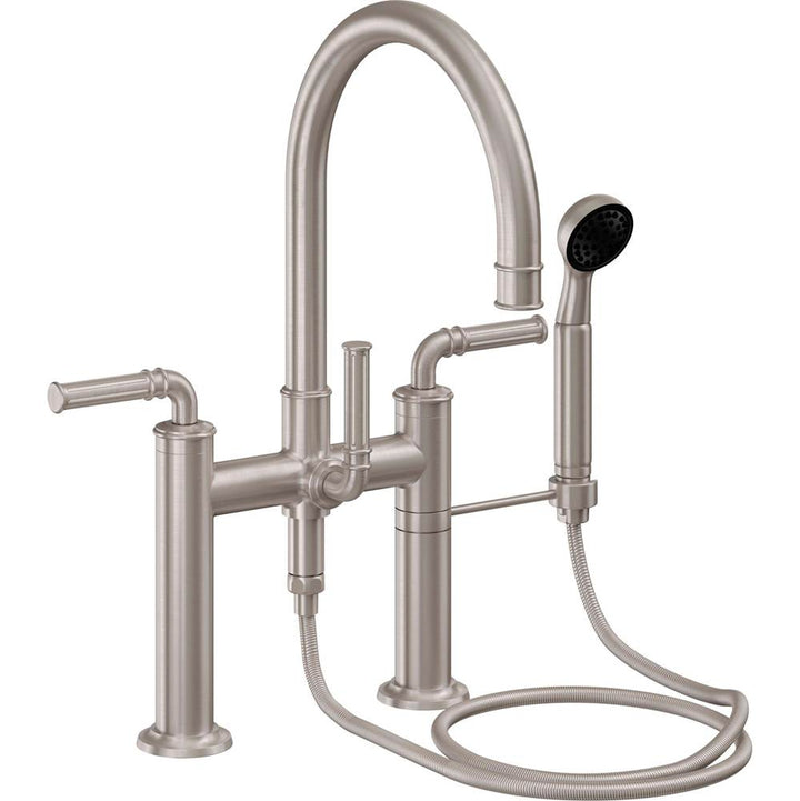 California Faucets Christopher Grubb Deck Mount Tub Filler with Handshower