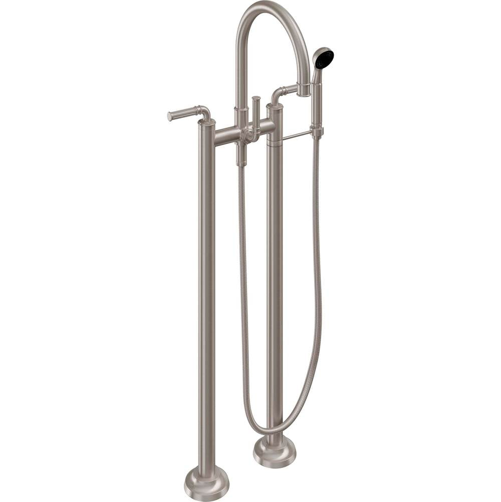 California Faucets Floor Mount Tub Filler with Handshower