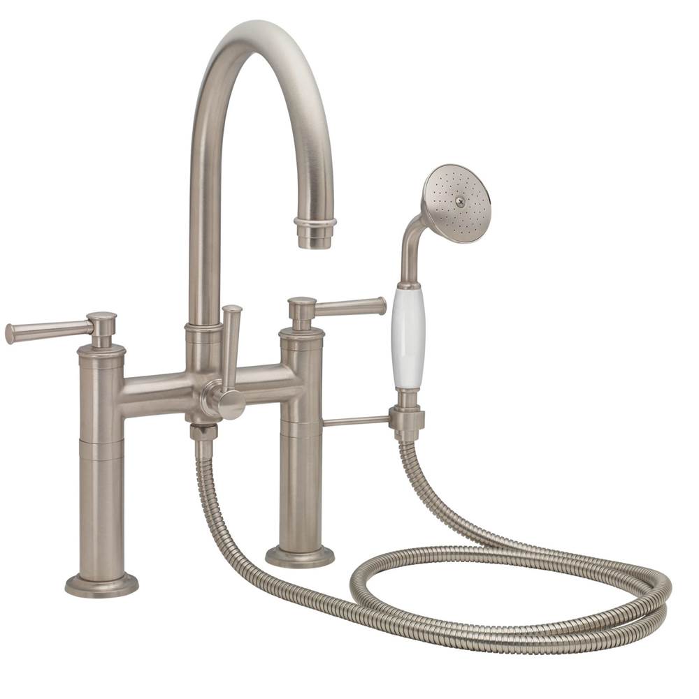 California Faucets Traditional Deck Mount Tub Filler - Arc Spout