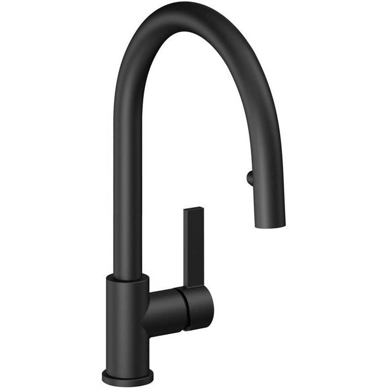 California Faucets CF Limited Pull-Down Kitchen Faucet with Concealed Button Sprayer