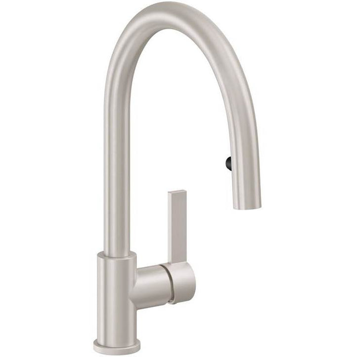 California Faucets CF Limited Pull-Down Kitchen Faucet with Concealed Button Sprayer