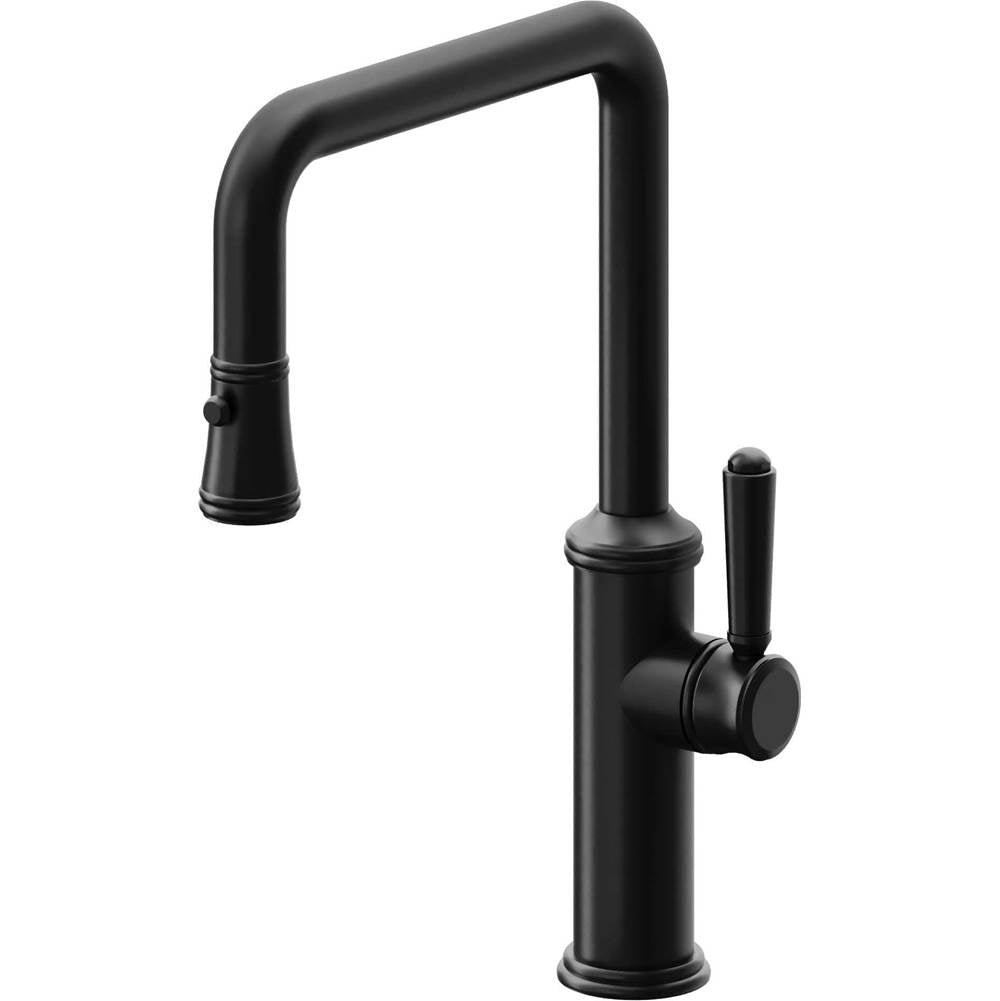 California Faucets Pull-Down Kitchen Faucet Quad Spout
