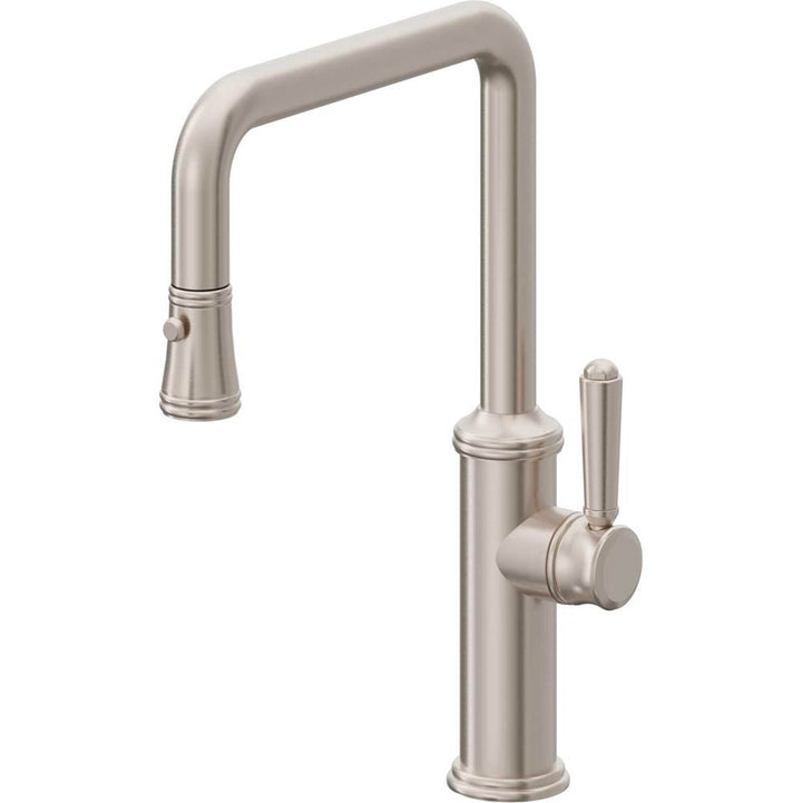 California Faucets Pull-Down Kitchen Faucet Quad Spout