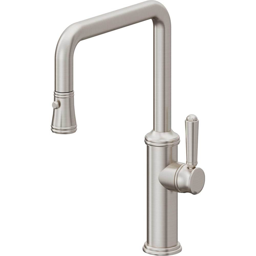 California Faucets Pull-Down Kitchen Faucet Quad Spout