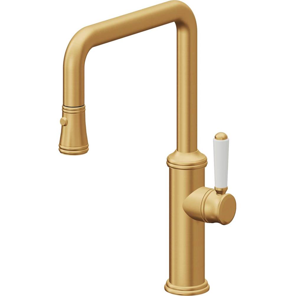 California Faucets Pull-Down Kitchen Faucet Quad Spout