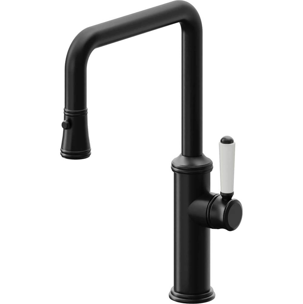 California Faucets Pull-Down Kitchen Faucet Quad Spout