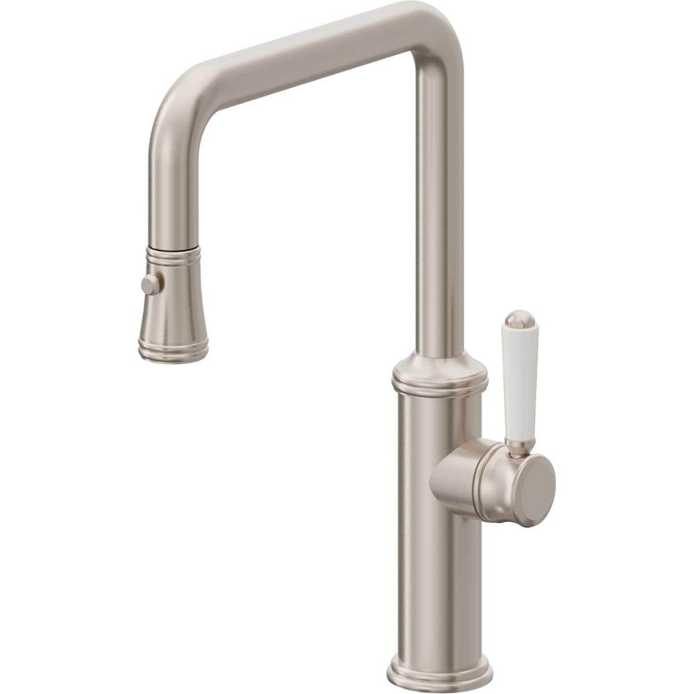 California Faucets Pull-Down Kitchen Faucet Quad Spout