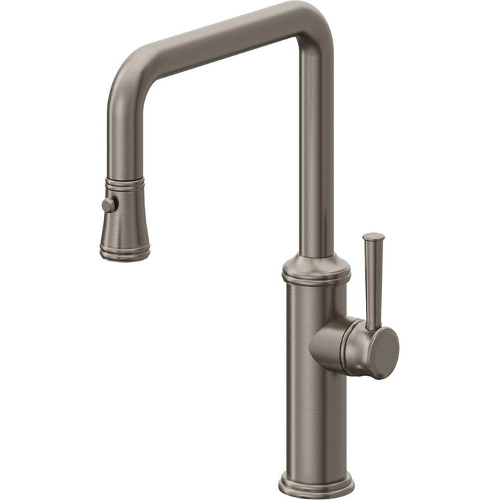 California Faucets Pull-Down Kitchen Faucet Quad Spout