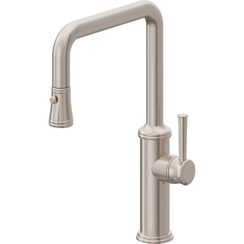 California Faucets Pull-Down Kitchen Faucet Quad Spout
