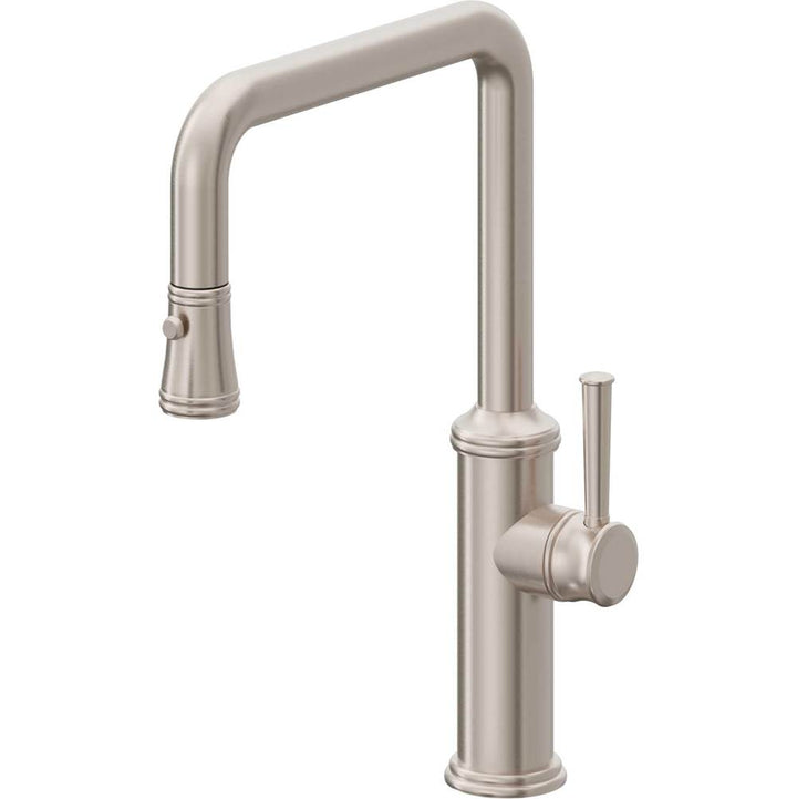 California Faucets Pull-Down Kitchen Faucet Quad Spout