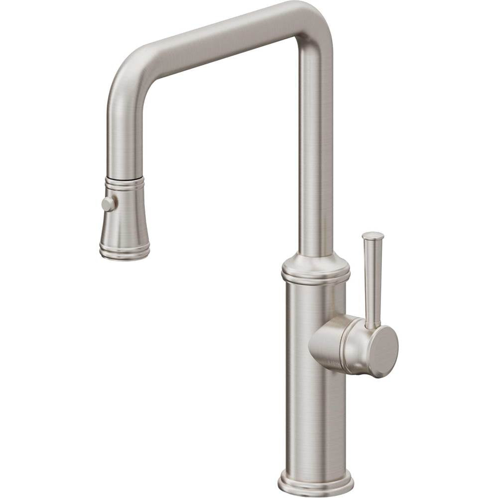 California Faucets Pull-Down Kitchen Faucet Quad Spout