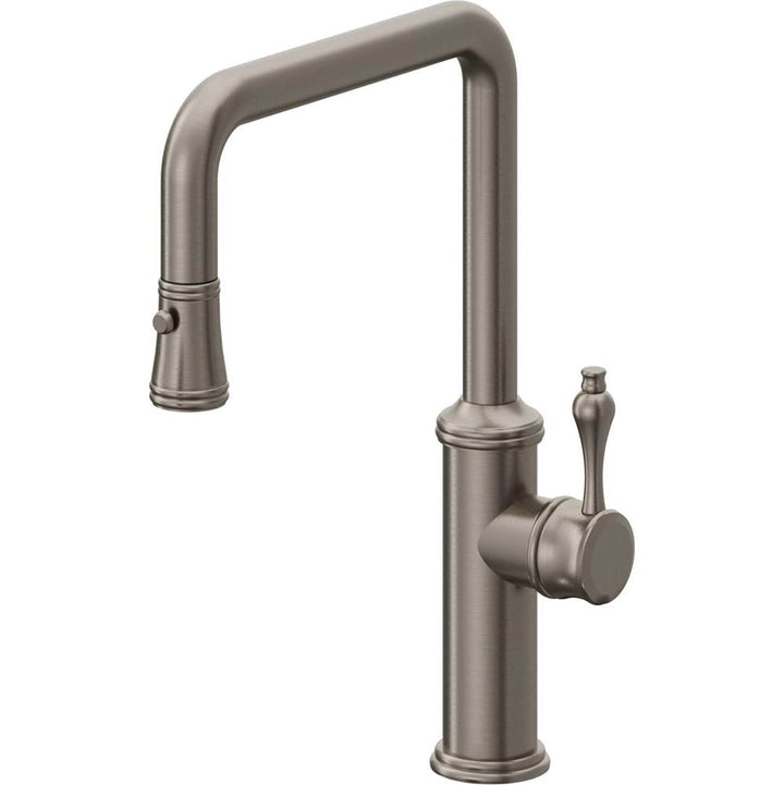 California Faucets Pull-Down Kitchen Faucet Quad Spout