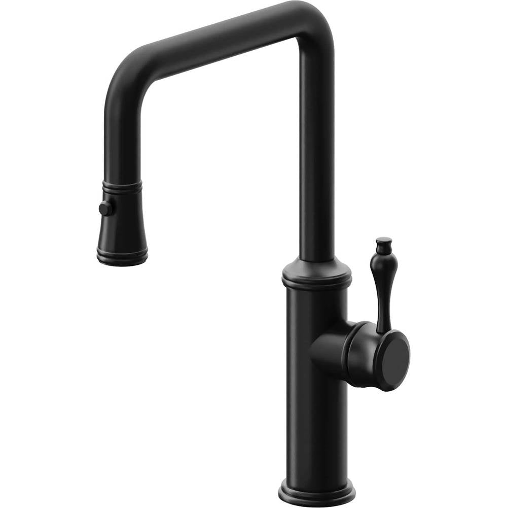 California Faucets Pull-Down Kitchen Faucet Quad Spout