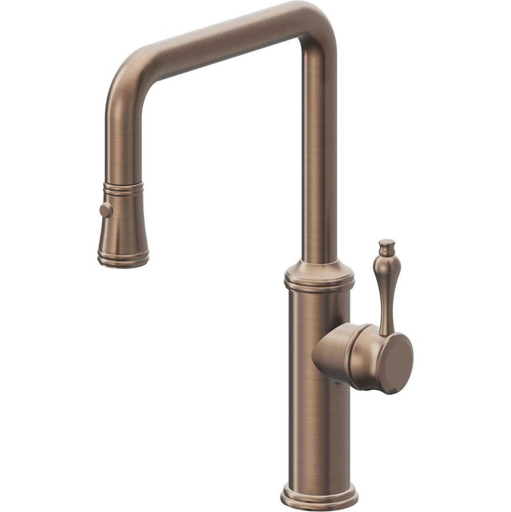California Faucets Pull-Down Kitchen Faucet Quad Spout