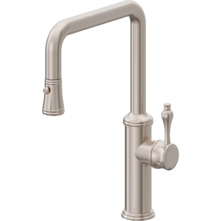 California Faucets Pull-Down Kitchen Faucet Quad Spout