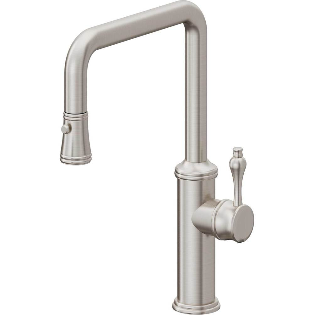 California Faucets Pull-Down Kitchen Faucet Quad Spout