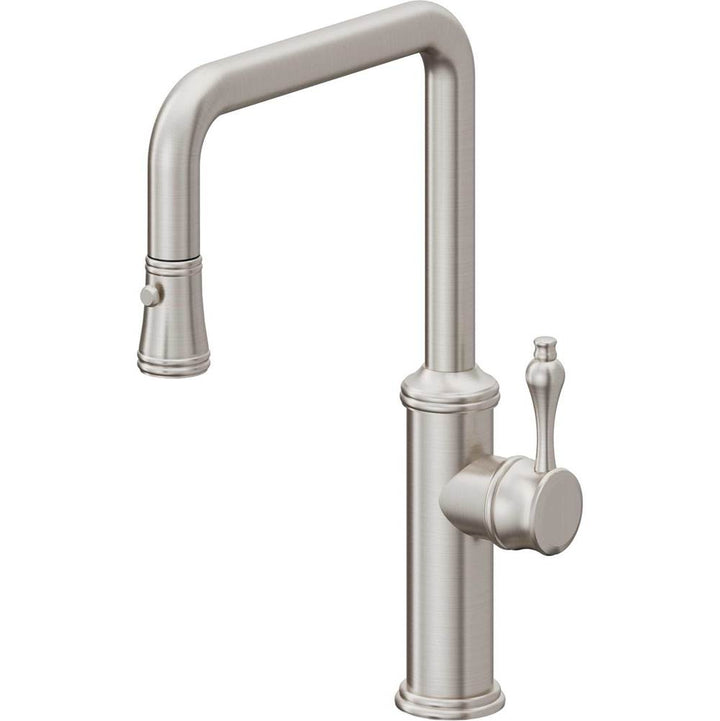 California Faucets Pull-Down Kitchen Faucet Quad Spout