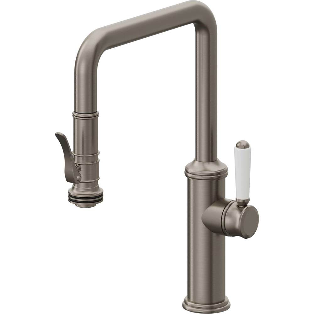 California Faucets Pull-Down Kitchen Faucet Quad Spout