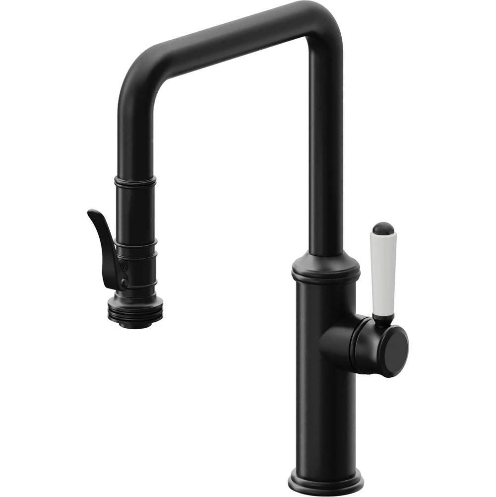 California Faucets Pull-Down Kitchen Faucet Quad Spout