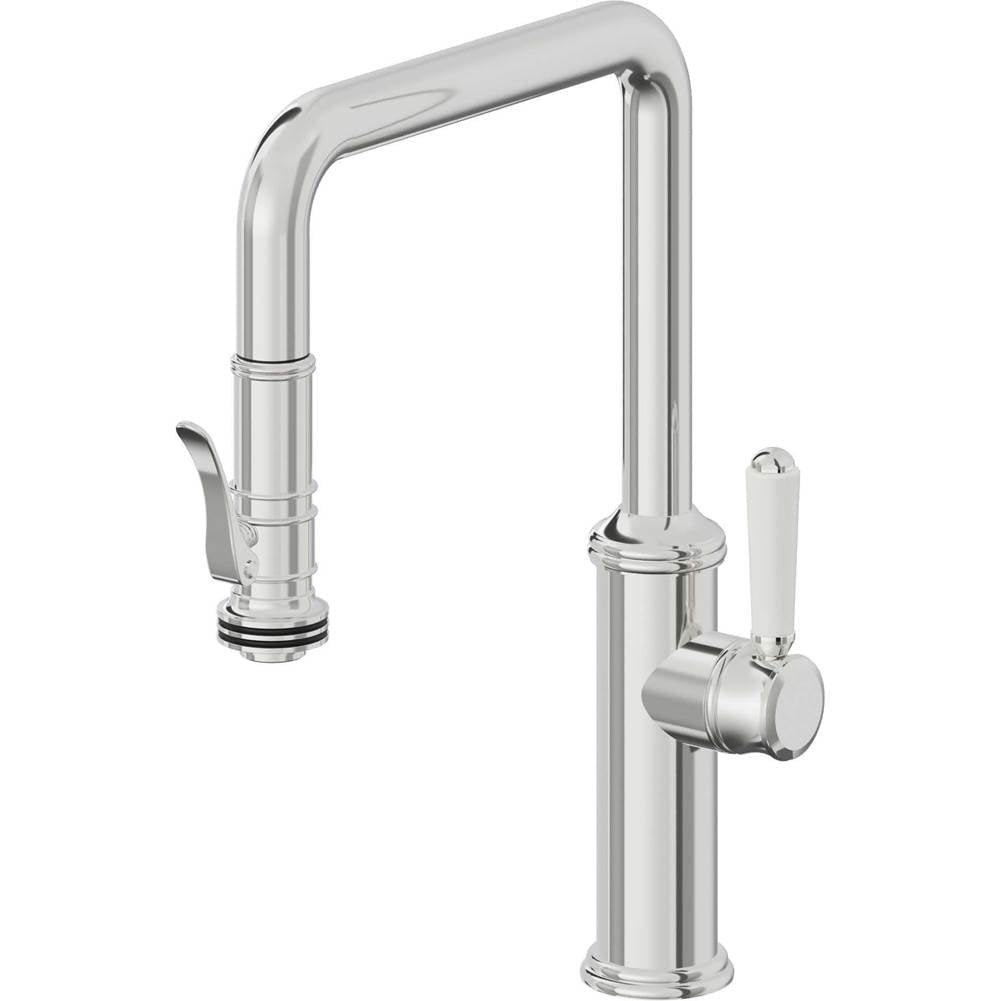 California Faucets Pull-Down Kitchen Faucet Quad Spout