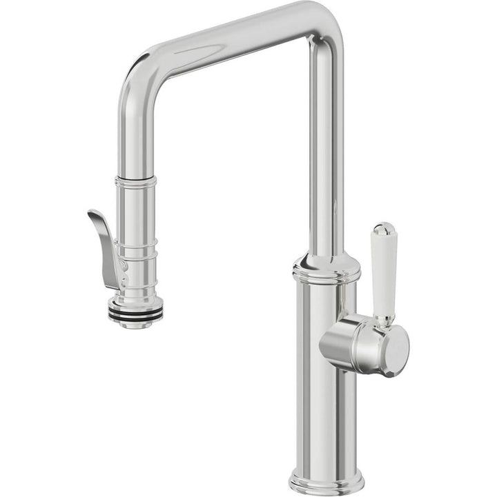 California Faucets Pull-Down Kitchen Faucet Quad Spout