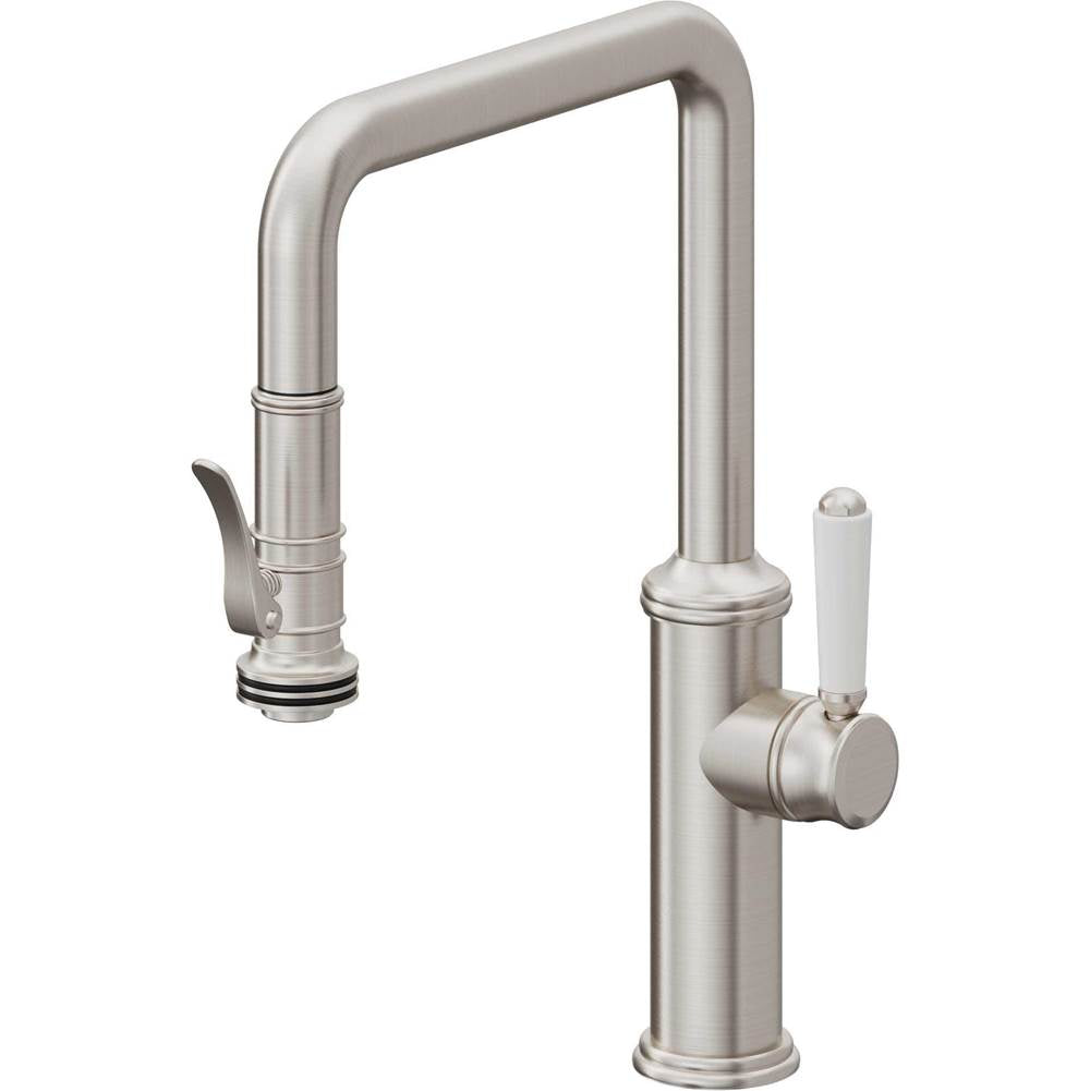 California Faucets Pull-Down Kitchen Faucet Quad Spout