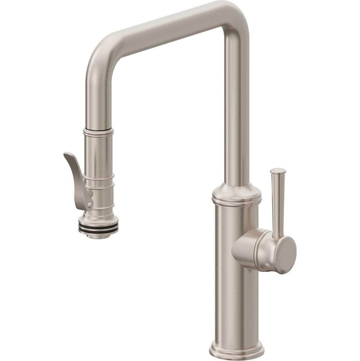 California Faucets Pull-Down Kitchen Faucet Quad Spout