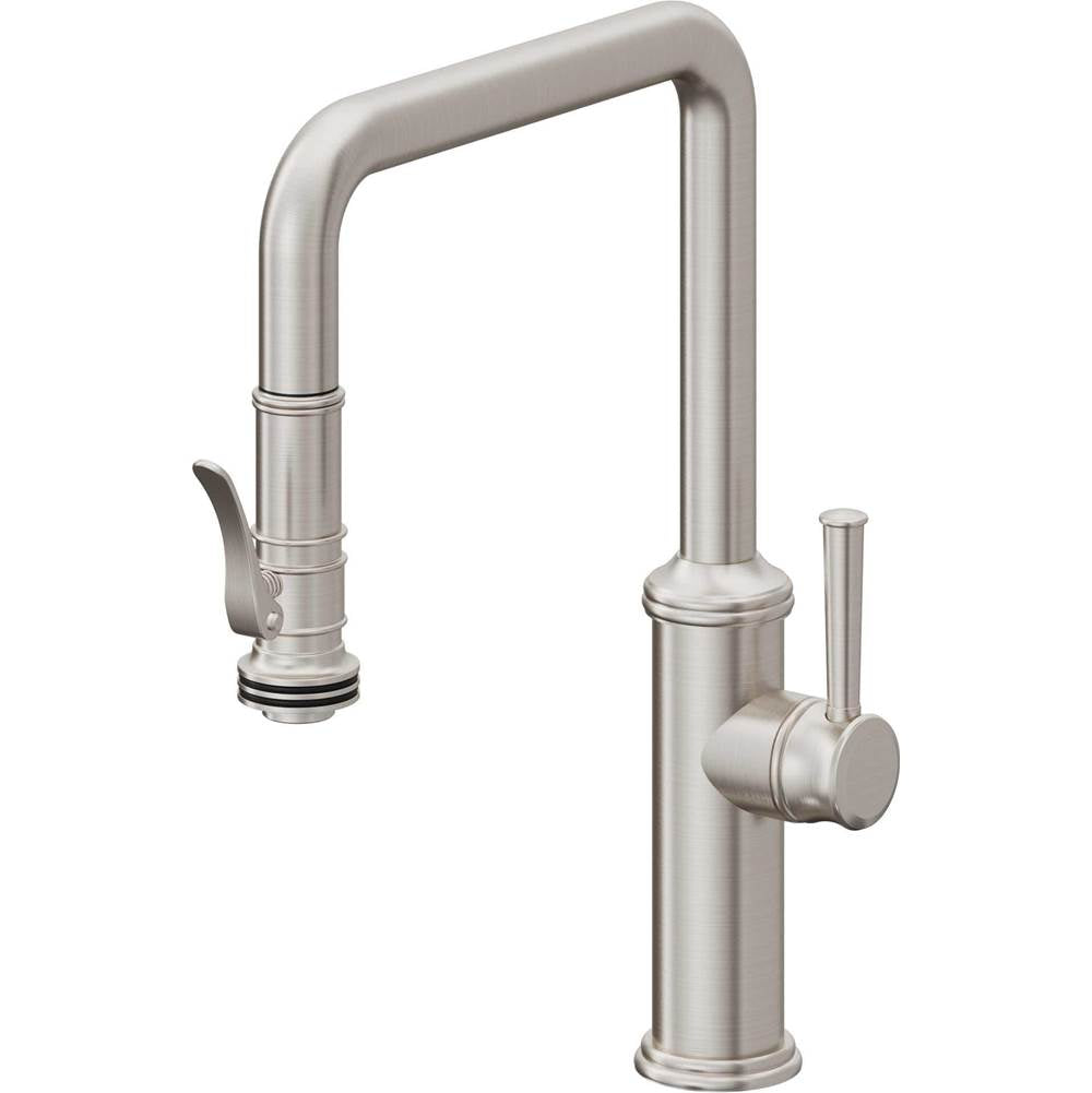 California Faucets Pull-Down Kitchen Faucet Quad Spout