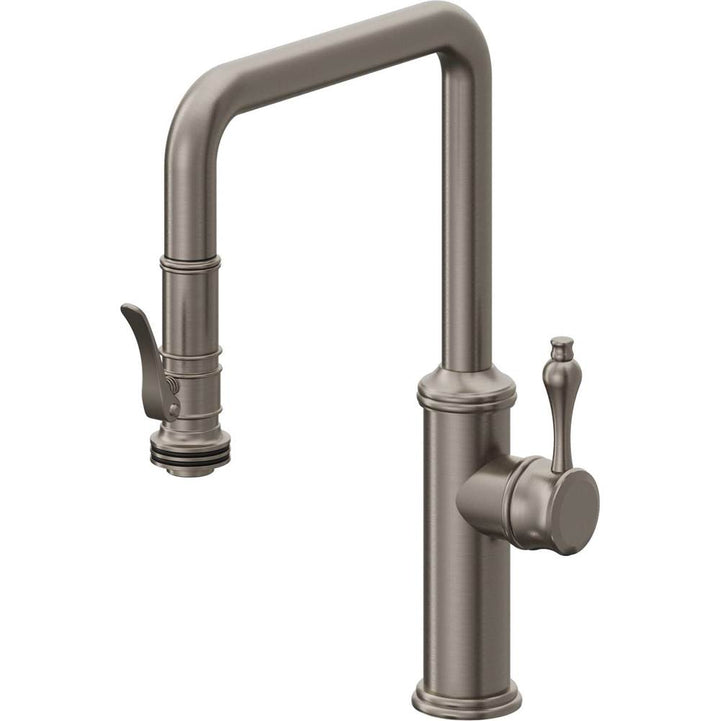 California Faucets Pull-Down Kitchen Faucet Quad Spout