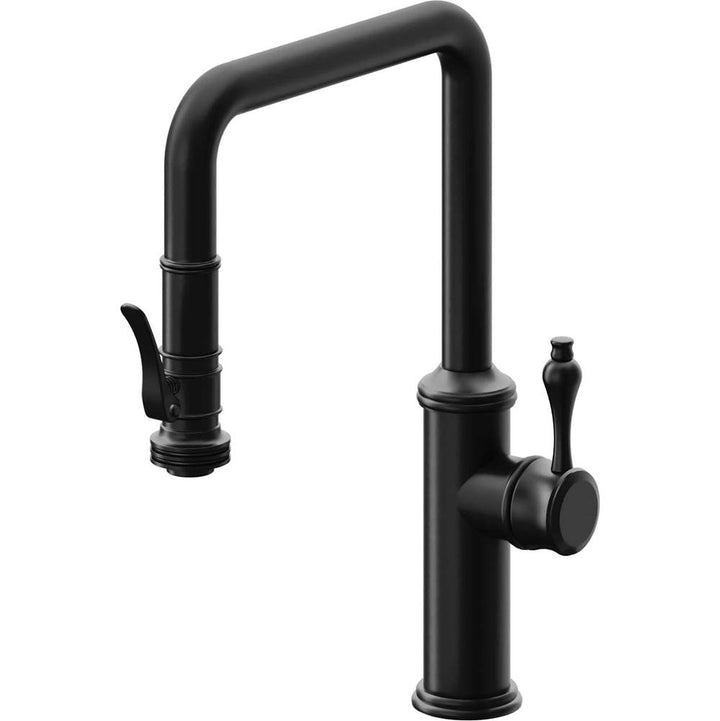 California Faucets Pull-Down Kitchen Faucet Quad Spout
