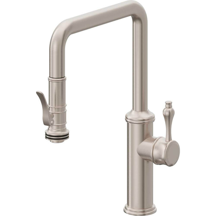 California Faucets Pull-Down Kitchen Faucet Quad Spout