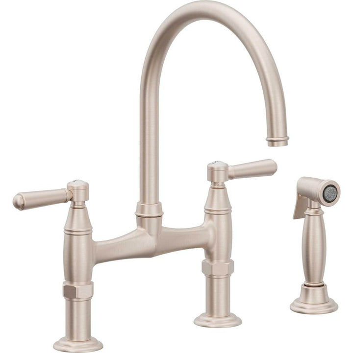 California Faucets Bridge Kitchen Faucet with Sidespray