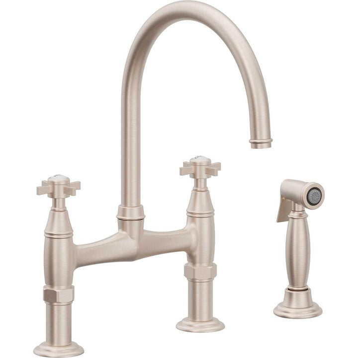 California Faucets Bridge Kitchen Faucet with Sidespray