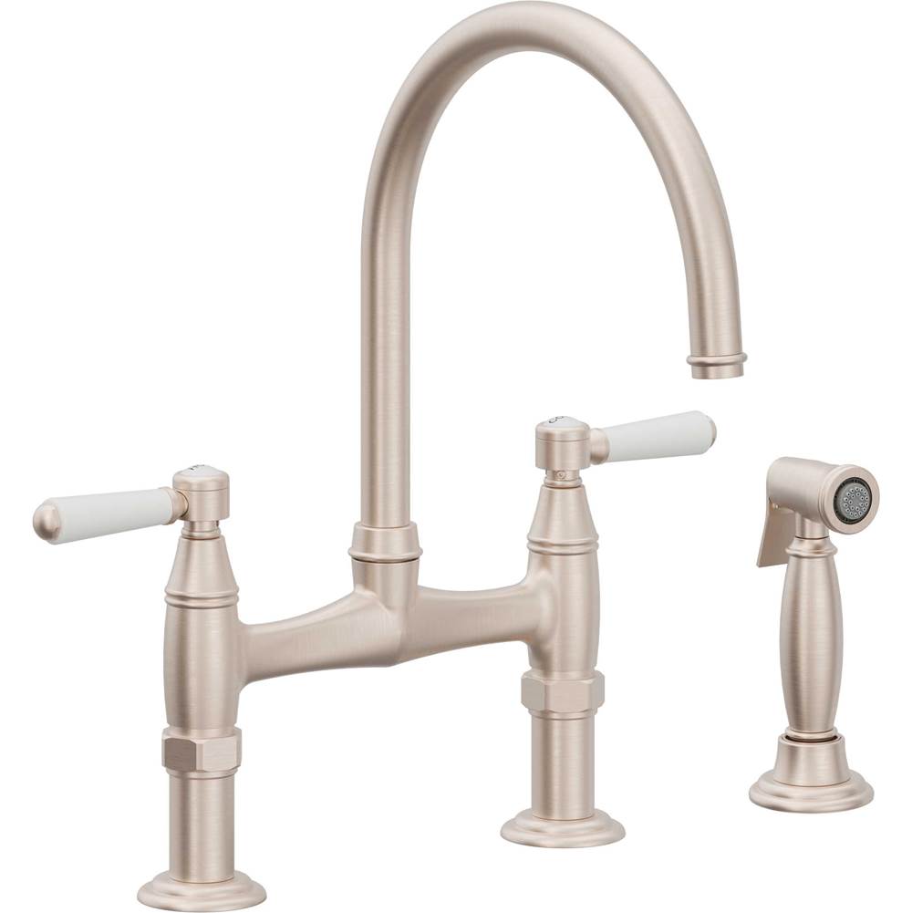 California Faucets Bridge Kitchen Faucet with Sidespray